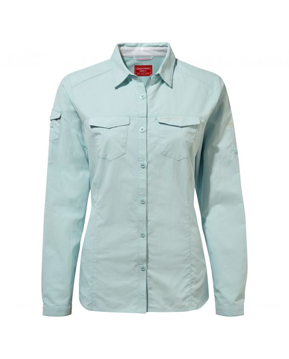 Craghoppers - UV blouse for women - Long sleeve - Adventure - Poolside green