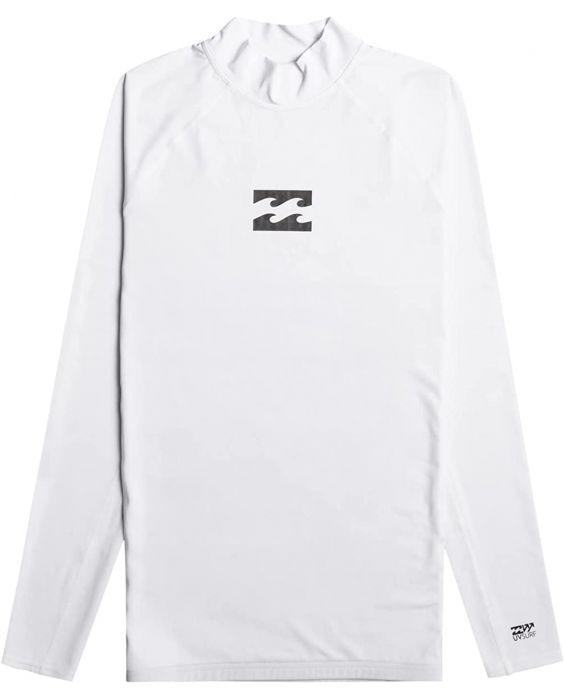Billabong - UV Rashguard for men with long sleeves - Waves All Day - UPF50+ - White