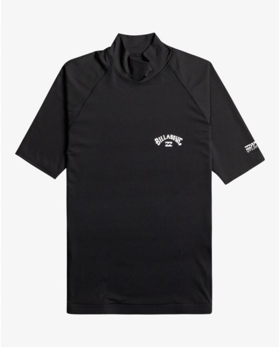 Billabong - UV Rashguard for women with short sleeves  - Tropic Surf - UPF50+ - Black Pebble