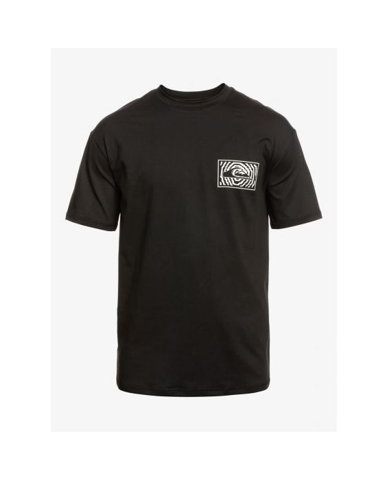 Quiksilver - UV Surf T-shirt for men - Mix Session Short sleeve - UPF50 - Black