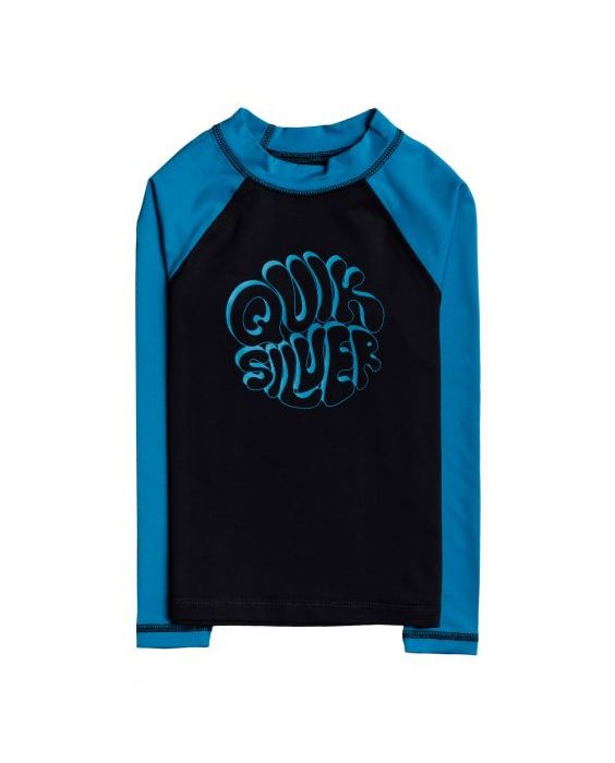 Quiksilver - UV Swim shirt for boys - Longsleeve - Bubble Trouble - Black