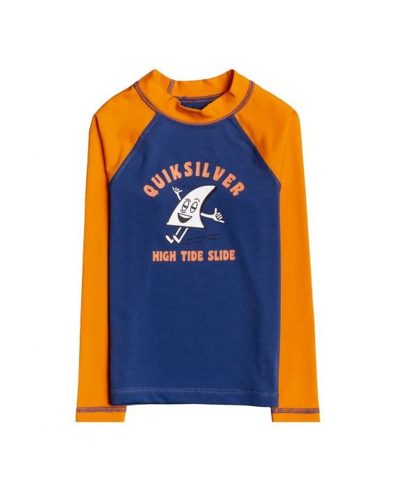 Quiksilver - UV Swim shirt for boys - Longsleeve - Bubble Trouble - Orange