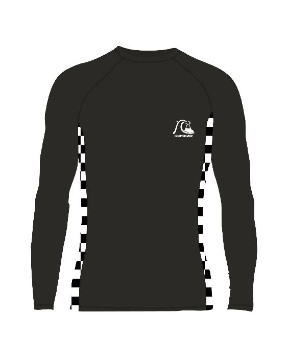 Quiksilver - UV Rashguard with long sleeves for men - Arch - Black
