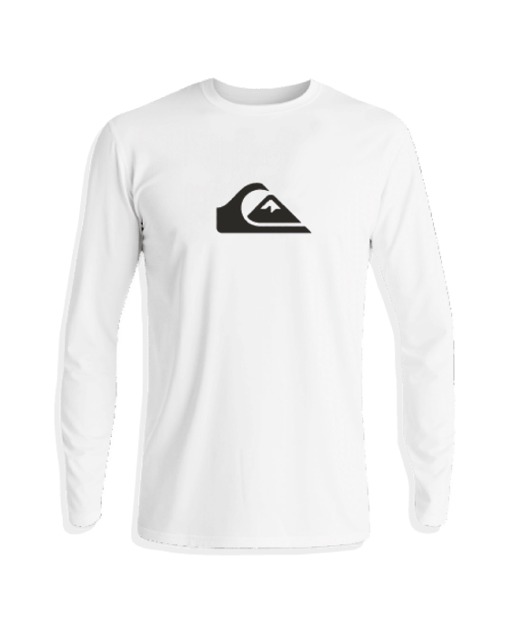 Quiksilver - UV Swimming shirt with long sleeves for men - Solid - White 