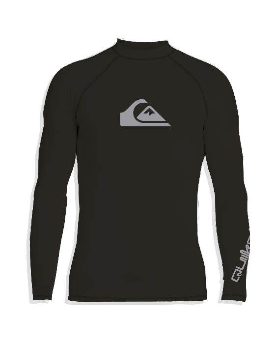 Quiksilver - UV Rashguard with long sleeves for men - All time - Black
