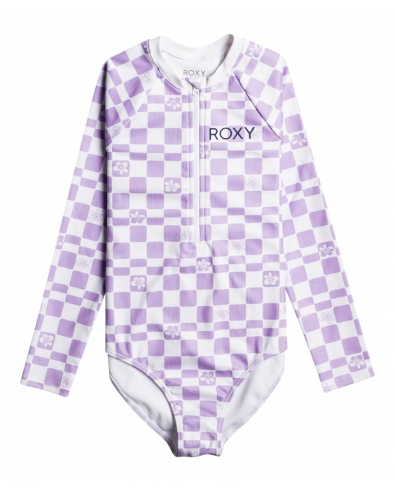 Roxy - Swim Suit girls - Magical Waves - Long sleeve - Purple Rose Flower Box