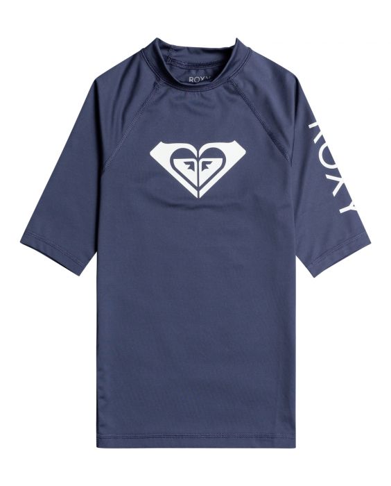 Roxy - UV Rashguard for girls - Whole Hearted - Short sleeve - Mood Indigo