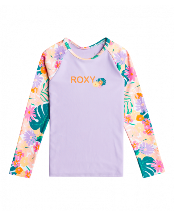 Roxy - UV Rashguard girls - Paradisiac Island - Long sleeve - UPF50 - Mint Tropical Trails