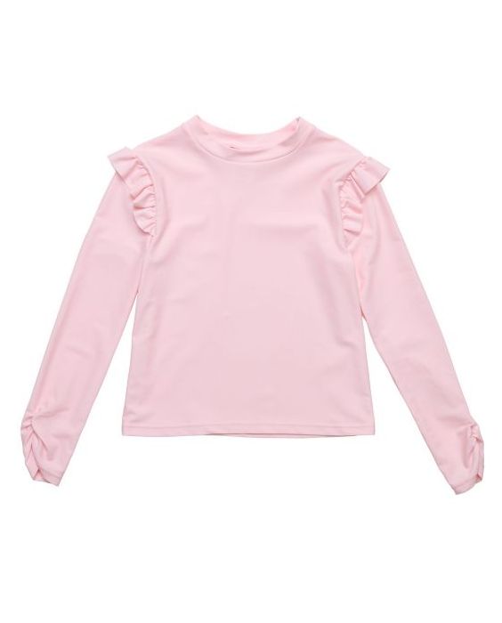 Snapper Rock - UV Rash top for girls - Long sleeve - Ballet - Pink