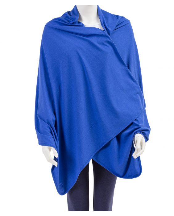JUJA - UV Sun shawl for women - Angie - UPF50+ - Sailor Blue