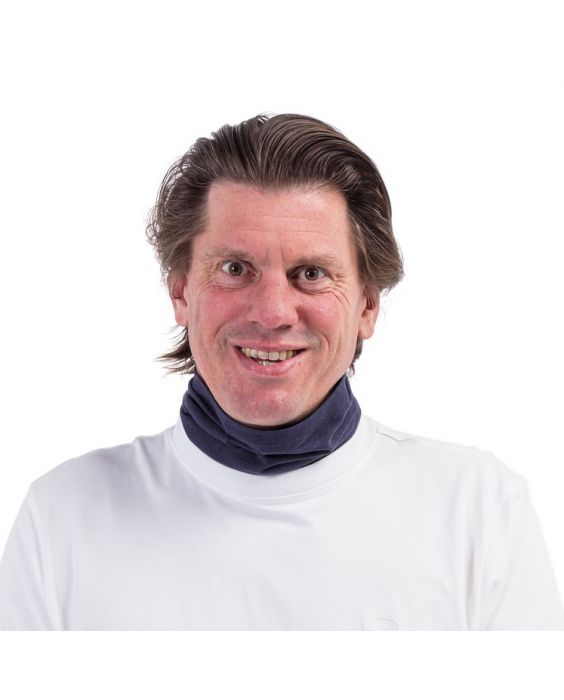 JUJA - UV Neck Gaiter for adults - Saturn - UPF50+ - Navy Blue