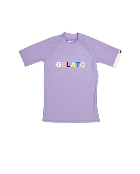 JUJA - UV Swim shirt with short sleeves for children - UPF50+ - Gelato - Lilac