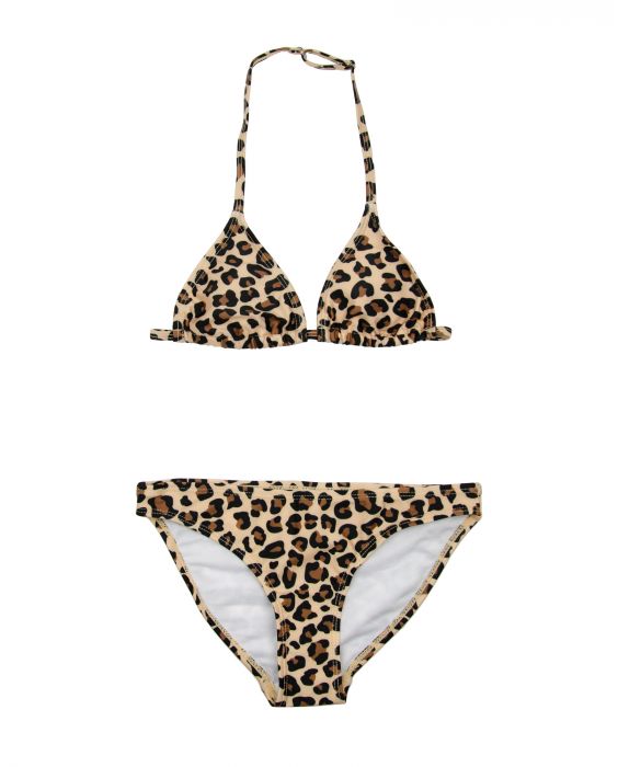 JUJA - UV Bikini for girls - Wild Leopard print - Brown