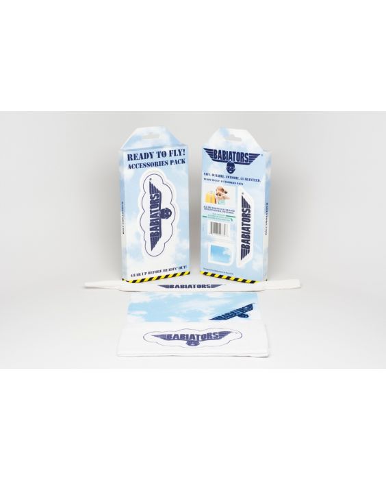 Babiators - Pouch + lens cloth + strap for child's sunglasses - White