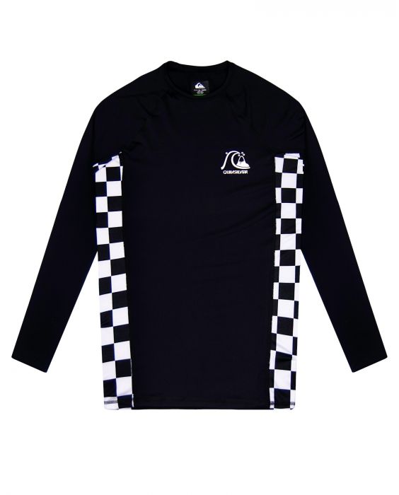Quiksilver - UV Swim shirt for men - Longsleeve - Arch This - Black