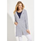 Coolibar - UV long cover up for ladies - Navy stripes