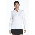 Coolibar - UV Sport Polo for women - Longsleeve - Prestwick Golf - White