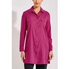 Coolibar - UV Tunic Shirt for women - Santorini - Solid - Warm Angelica