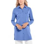 Coolibar - UV Tunic Shirt for women - Santorini - Solid - Aura Blue