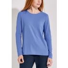 Coolibar - UV Everyday Shirt for women - Long sleeve - Morada - Solid - Aura Blue