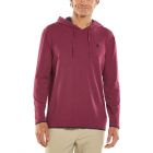 Coolibar - UV Pullover Hoodie for men - Oasis - Cranberry