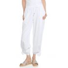 Coolibar - UV Wide Leg Pants for women - Petra - Solid - White 