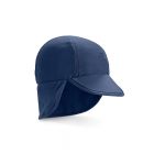 Coolibar - UV Sun Cap for babies with neck flap - Splashy - Navy