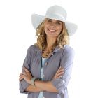 Coolibar - Shapeable Travel UV Sun Hat - White