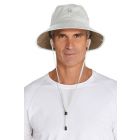 Coolibar - UV Featherweight Bucket Hat for men - Chase - Stone/Khaki