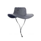 Coolibar - UV Shapeable Wide Brim Hat for men - Leo - Carbon/Black