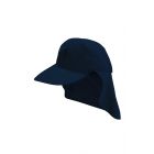 Coolibar - UV Sport Cap with neck cover for kids - Alex - Navy