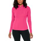 Coolibar - UV Swim Shirt for women - Longsleeve - Freestyle Rash - Jazzy Pink