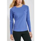 Coolibar - UV Swim Shirt for women - Hightide - Solid - Aura Blue