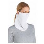 Coolibar - UV resistant Face Mask for adults - Crestone - White