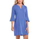 Coolibar - UV Tunic Dress for women - Cannes - Solid - Aura Blue