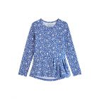 Coolibar - UV Shirt for girls - Longsleeve - Aphelion Tee - True Blue Floral