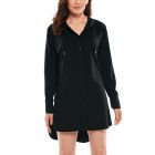 Coolibar - UV Beach Shirt Cover-up for women - Palma Aire - Black