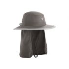 Coolibar - Children's UV hat with concealable neck flap - dark grey