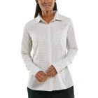 Coolibar - UV Smart Blouse for women - Amara - Platte Geo - White 
