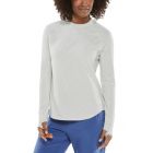 Coolibar - UV Shirt for women - Long sleeve - LumaLeo - Heather - Light Grey  