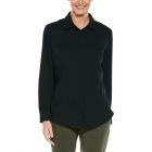 Coolibar - UV Shirt for women - Hepburn Blouse - Black