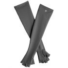 Coolibar - UV fingerless gloves with long sleeve for adults - Perpetua - Charcoal