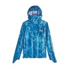 Coolibar - UV Fishing Hoodie for children - Andros - Solid - Water Print