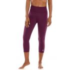 Coolibar - UV High-Rise Yoga Capris for women - Asana - Solid - Plum