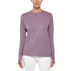 Coolibar - UV Relaxed Shirt for women - Long sleeve - LumaLeo - Heather - Mauve 