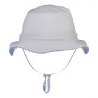 Snapper Rock - UV Bucket Hat for babies- White/Blue - Blue