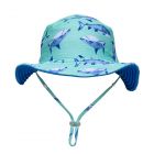 Snapper Rock - UV Reversible Bucket hat for kids - Minty Shark