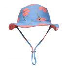 Snapper Rock - UV Reversible Bucket hat for kids - Beach Blossom - Pink/Blue