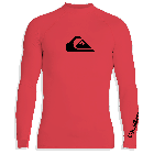 Quiksilver - UV Rashguard with long sleeves for boys - All time - Fierry coral