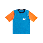 Quiksilver - UV Swimming shirt with short sleeves for boys - Heats omni - Vallarta blue